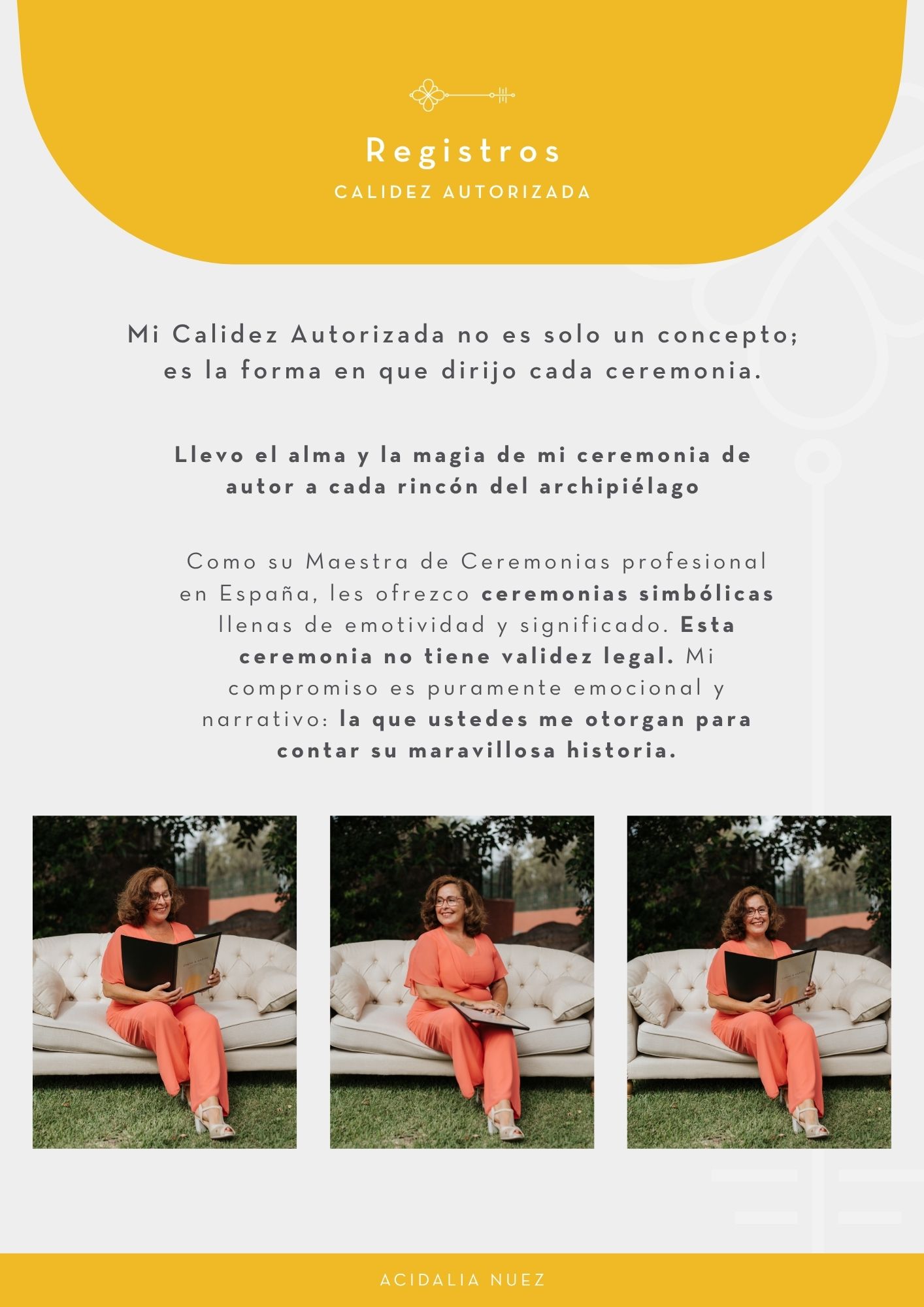 Momentos de ceremonia